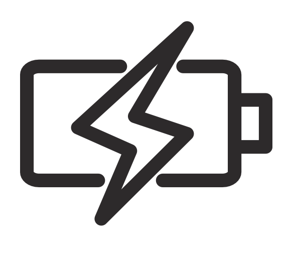 icone montrant une batterie 